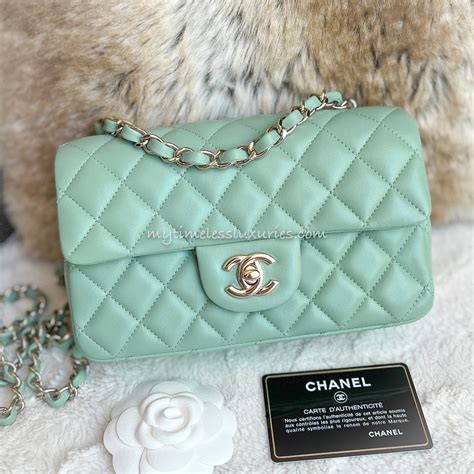 green chanel bag 2019|mint green chanel bag.